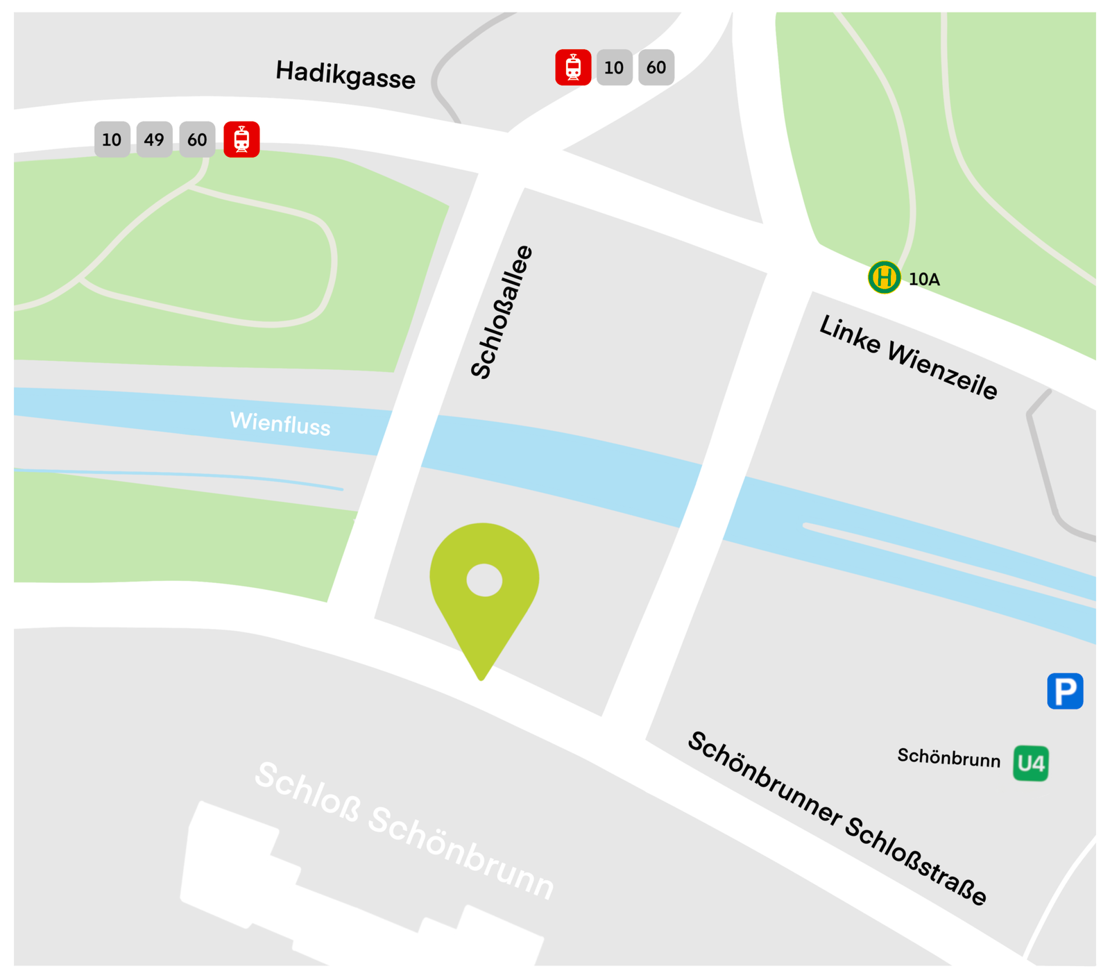 Standort Budapest - Übersichtskarte